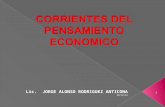ALONSO - Corrientes del  Pensamiento Económico