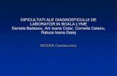 Dificultati Ale Diagnosticului de Laborator in Boala Lyme