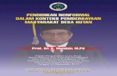 Pendidikan Nonformal Dalam Konteks Pemberdayaan Masyarakat Desa Hutan - Prof. Dr. S. Mundzir, M.pd