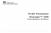 TI89 Voyage  PT