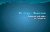 Buerger Desease