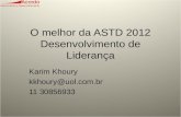 Desenvolvimento de Liderança - AsTD 2012