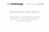 MANUAL TECNICO SISTEMA CONSTRUCTIVO PLACA COLABORANTE ACERO-DECK [SENCICO].pdf