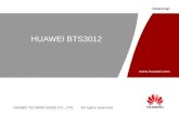 GSM HUAWEI BTS3012 Hardware Structure