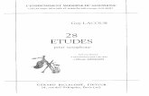 Lacour - 28 Etudes Sur Les Modes A Transpositions Limitées D'Olivier Messiaen