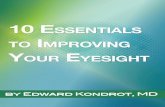 10 Essentials to Improving Eyesight