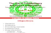 pemakaian antibiotik polifarmasi pada geritari
