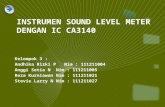 Instrumen Sound Level Meter Dengan Ic Ca3140