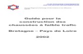 2002 Guide Construction Chaussees Faible Trafic