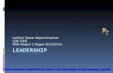 Leadership Materi Ldk Osis 2013