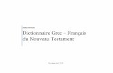 Didier Fontaine Dictionnaire Grec Francais Nouveau Testament