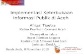 Keterbukaan Informasi Pemerintah_Komisi Informasi Aceh
