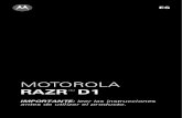 Manual de Usuario Motorola D1
