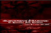 Subversive & Sarone - Το Ημερολόγιο Ενός Κατάδικου (Τόμος Α' 2007-2008)