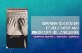 Information System Development and Programming Languages