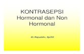 Kontrasepsi Hormonal Non Hormonal