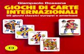 Giampaolo Dossena - Giochi Di Carte Internazionali