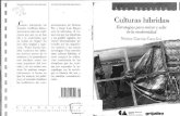 Nestor Garcia Canclini Culturas Hibridas Estrategias Para Entrar y Salir de La Modernidad PDF