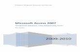 Modul Microsoft Access 2007