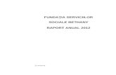 Fundatia Bethany - Raport Anual 2012