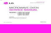 LG LMV1813 Microwave Oven Sm