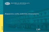 Rapporto Sulla Stabilita' Finanziaria. Banca d'Italia, Novembre 2013