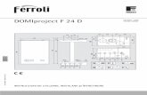 FEROLI DOMIproject F24D Manual-Instalare-utilizare