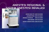 Anestesi Regional dan sistem anestesi inhalasi