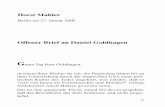 Offener Brief an Daniel Goldhagen - Horst Mahler
