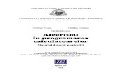 Algoritmi Si Tehnici de Programare - Partea I - Material Suport