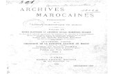 Archives Marocaines -Vol 9