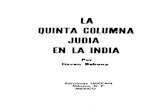 La Quinta Columna Judia en la India | Itsvan Bakony