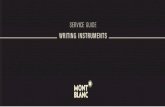 Montblanc Writing Instruments Service Guide US