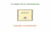 René Guénon - Comptes rendus