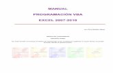 Manual Programación VBA (Excel 2007-2010) - VERSIÓN DEMO