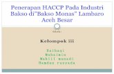 31289898 Penerapan HACCP Pada Produk Bakso