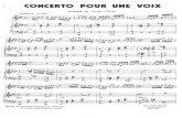 Concerto Pour Deux Voix-Saint Preux
