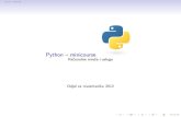 V1 Python Tutorial