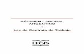 Regimen Laboral Argentino - LCT - LPL