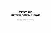 Test de Heterogeneidad