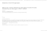 Mencari Gaya Batang Rangka Kuda-Kuda Sederhana dengan SAP 2000 _ Islamic Civil Engineer