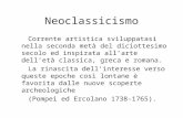 Neoclassicismo Romanticismo