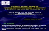 Alopecia Areata en niños:  Estudio retrospectivo en la consulta de dermatologia pediatrica del HUC