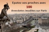 100 Anecdotes Insolites Sur Paris
