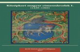Középkori Magyar Címereslevelek I. (1439-1503)