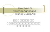 Hotel Act Tourism Agent and Tourist Guide Act AmendTri2-2012