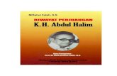 Riwayat Perjuangan k h Abdul Halim