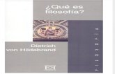 Dietrich von Hildebrand - Que es Filosofia.pdf