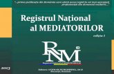 Registrul National Al Mediatorilor 2013