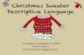 Descriptive Language Christmas Sweater Fun